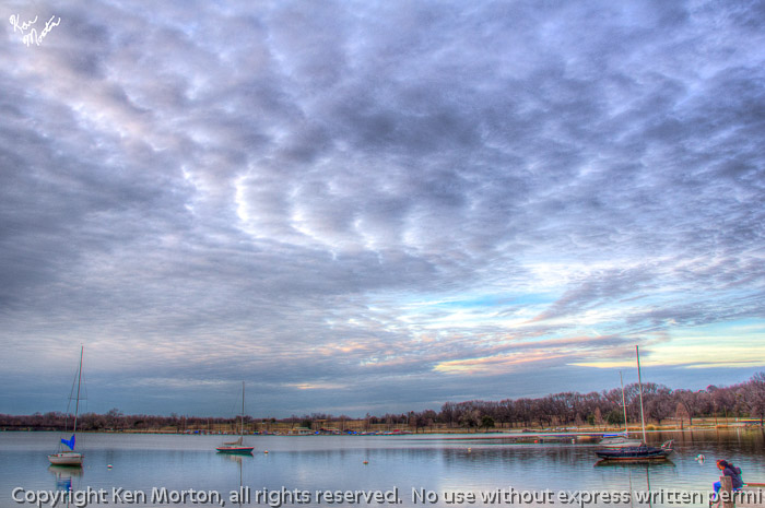 Calm Water Turbulent Sky
