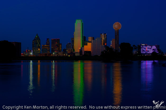 Dusk Skyline and Reflection in Trinity