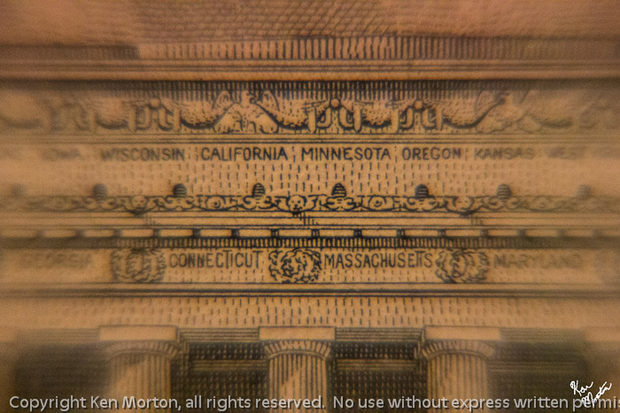 Lincoln Memorial From A Five Spot