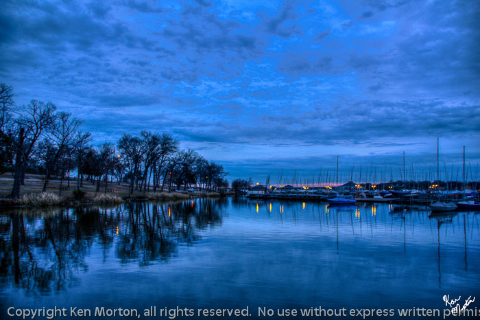 Twilight At The Marina
