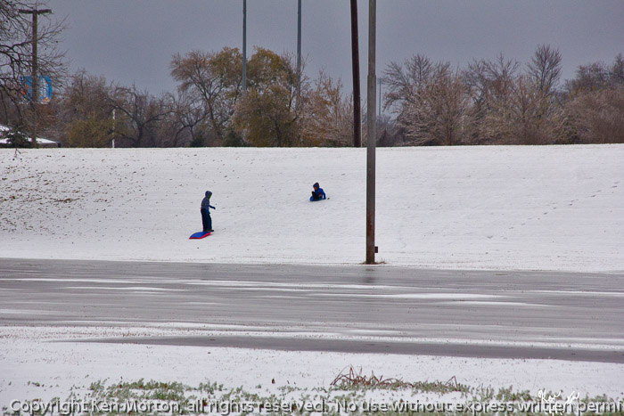 Sledding In Texas